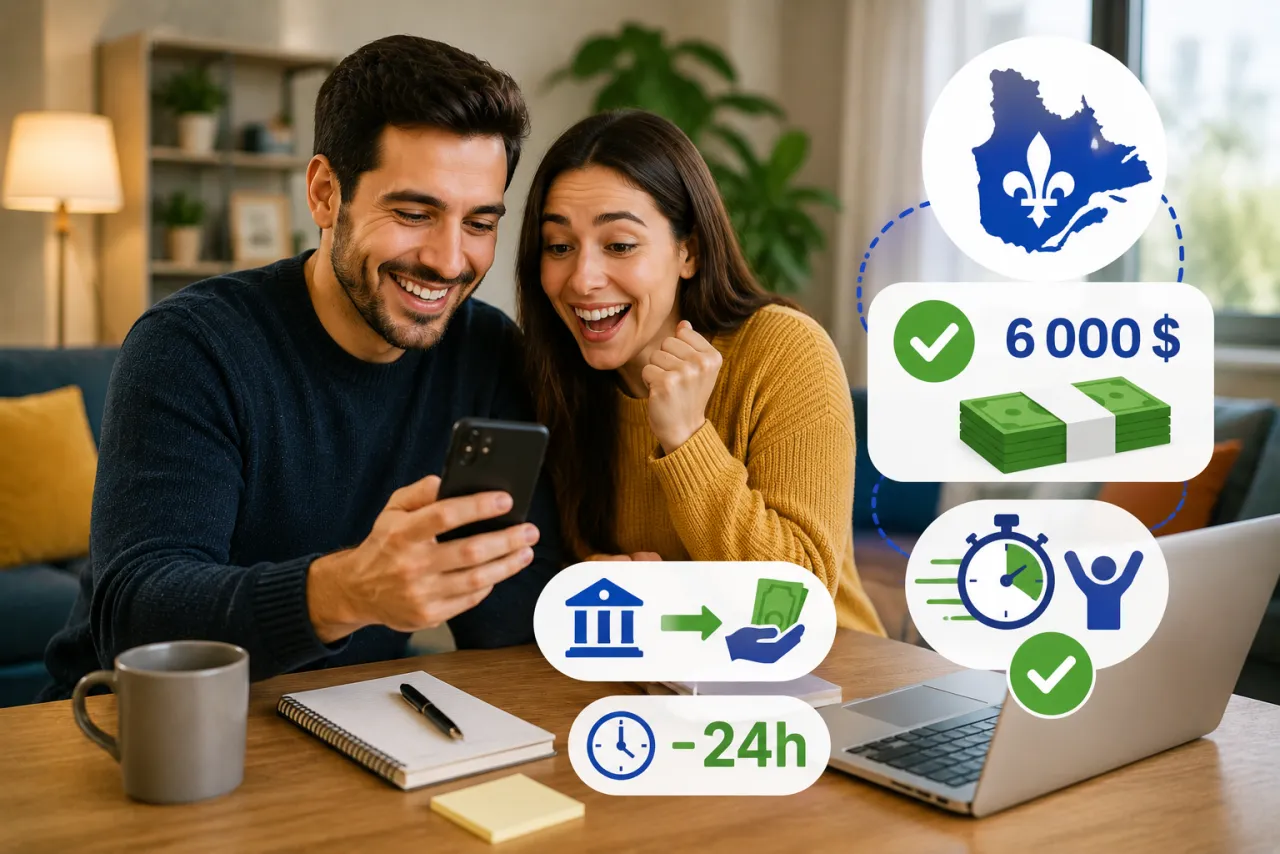 Comment faire une demande de prêt 6 000 $ sans enquête en ligne — étape par étape