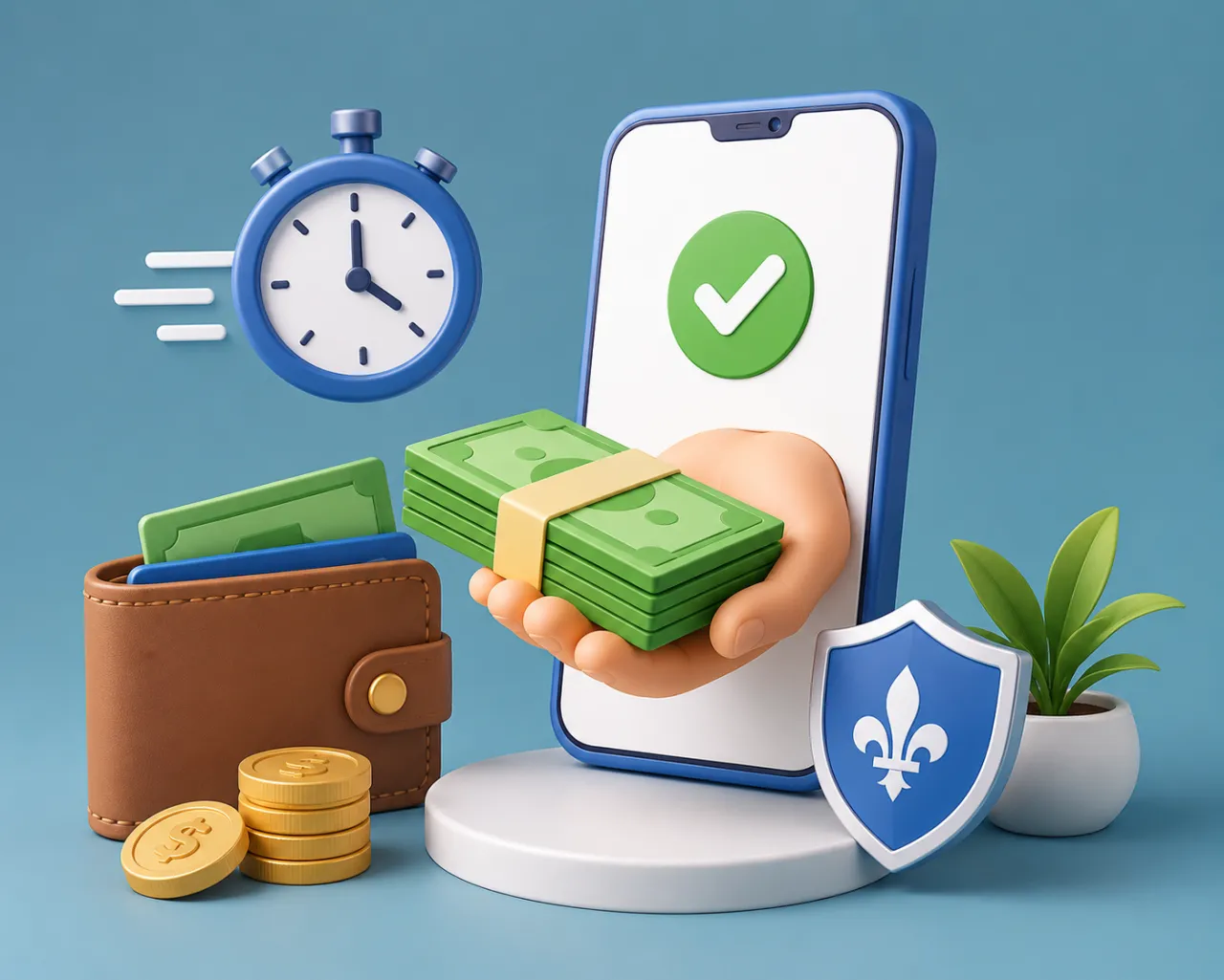Prêt urgent sans refus au Québec – de $100 à $2 500 sans enquête de crédit